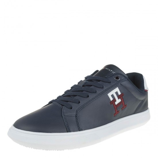 2000364101 Ανδρικό αθλητικό sneakers δετό μπλέ