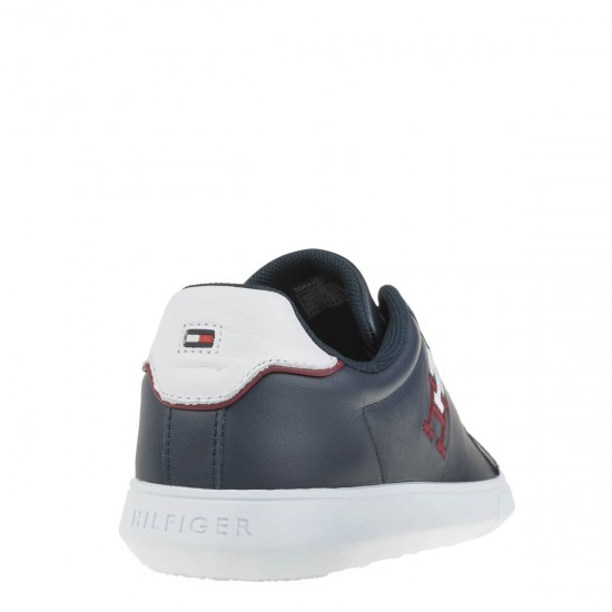 2000364101 Ανδρικό αθλητικό sneakers δετό μπλέ