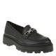 2000366002 Γυναικείο loafers mocassins μάτ μαύρο