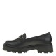 2000366002 Γυναικείο loafers mocassins μάτ μαύρο