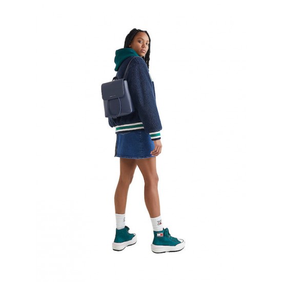 2000368302 Γυναικεία τσάντα πλάτης backpack eco μικρή μπλέ