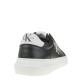 2000372202 Ανδρικό αθλητικό sneakers ck δέρμα δετό μαύρο/λευκό