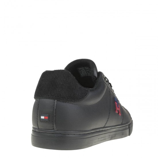 2000372402 Ανδρικό αθλητικό sneakers δετό μαύρο