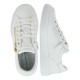 2000373201 Γυναικείο αθλητικό φερμουάρ sneakers δετό λευκό
