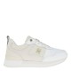 2000374702 Γυναικείο αθλητικό sneakers δετό μπέζ/λευκό