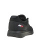 2000378501 Ανδρικό αθλητικό sneakers δετό μαύρο