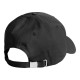 2000377401 unisex καπέλο Jockey υφασμάτινο μαύρο