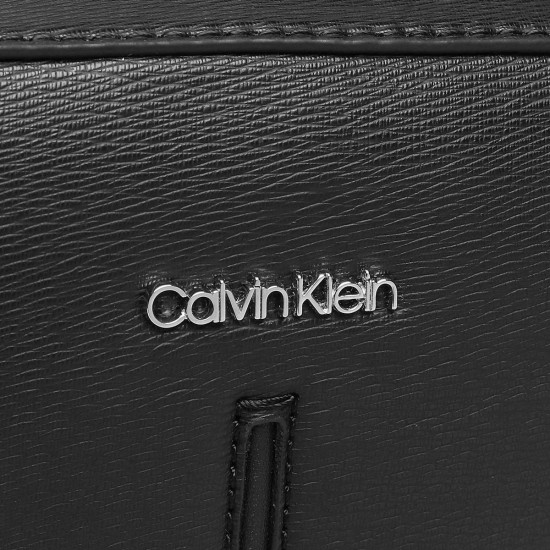 2000382101 Ανδρικό τσαντάκι ck reporter eco leather μαύρο