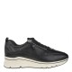 2000382401 Γυναικείο αθλητικό sneakers δέρμα μαύρο