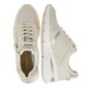2000383501 Γυναικείο αθλητικό sneakers δετό μπέζ(ivory)