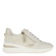 2000383501 Γυναικείο αθλητικό sneakers δετό μπέζ(ivory)