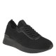 2000384301 Γυναικείο αθλητικό sneakers δετό πλεκτό μαύρο