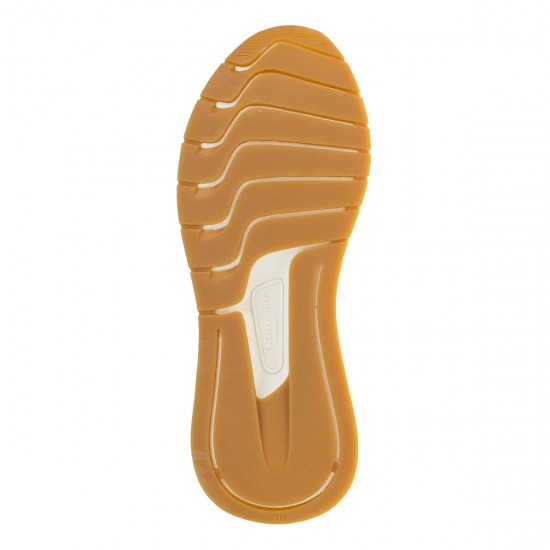 2000384302 Γυναικείο αθλητικό sneakers δετό πλεκτό μπέζ(μεταλιζέ)