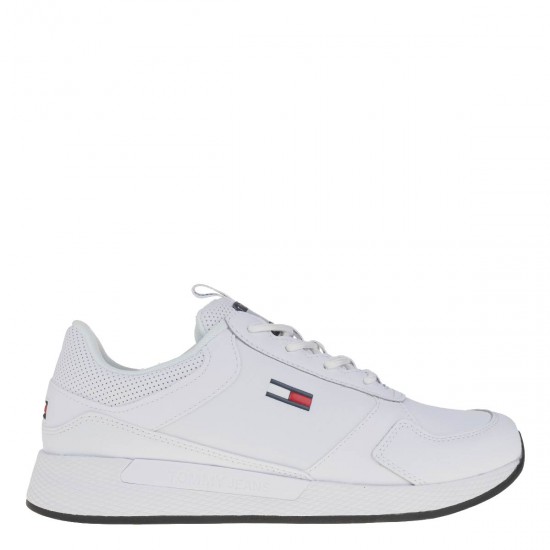 2000384802 Ανδρικό αθλητικό sneakers δετό λευκό