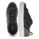 2000386901 Γυναικείο αθλητικό sneakers δίπατο δετό μαύρο /χρυσό