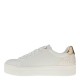 2000386902 Γυναικείο αθλητικό sneakers δίπατο δετό λευκό/πλατίνα/χαλκός
