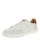 2000389801 Ανδρικό αθλητικό  sneakers δετό λευκό/ταμπά