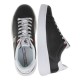 2000390001 Ανδρικό αθλητικό sneakers δετό μαύρο/λευκό