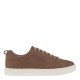 2000394201 Ανδρικό αθλητικό sneakers δετό eco leather ταμπά