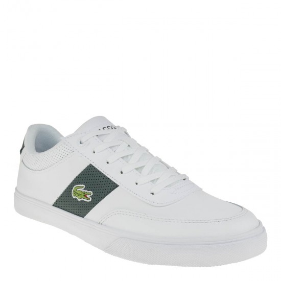 2000397101 Ανδρικό αθλητικό sneakers δετό λευκό/λαδί