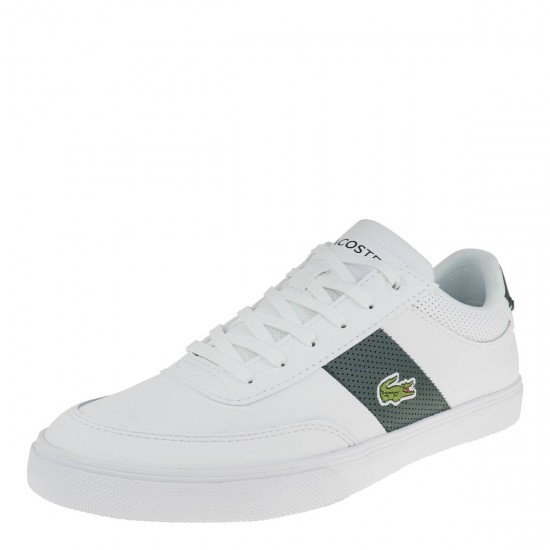 2000397101 Ανδρικό αθλητικό sneakers δετό λευκό/λαδί