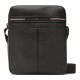 2000398401 Ανδρικό τσαντάκι reporter eco leather μεγάλο μαύρο