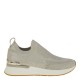 2000402202 Γυναικείο αθλητικό sneakers χωστό μπέζ