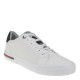 2000403002 Ανδρικό αθλητικό sneakers δετό λευκό/μπλέ/κόκκινο