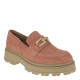 2000413901 Γυναικείο loafers mocassins χωστό καστόρι σομόν