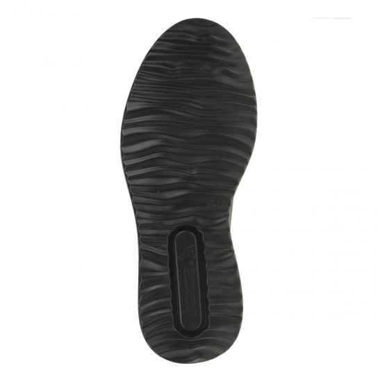 2000414501 Ανδρικό δετό cazual comfort δετό δέρμα μαύρο