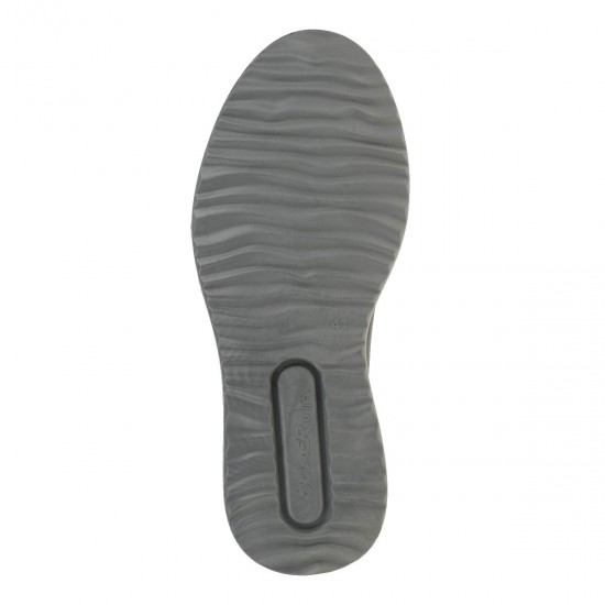 2000414503 Ανδρικό δετό cazual comfort δετό δέρμα μπλέ