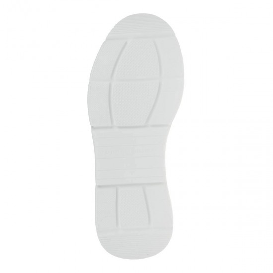 2000423001 Γυναικείο αθλητικό sneakers χωστό λοξό λουρί λευκό/μπλέ/μπορντώ
