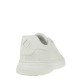 2000431401 Ανδρικό αθλητικό sneakers δετό δέρμα λευκό