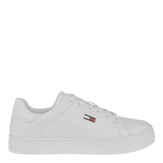2000440901 Γυναικείο αθλητικό sneakers δετό λευκό