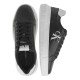 2000441103 Ανδρικό αθλητικό sneakers ck δέρμα δετό μαύρο/λευκό