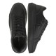 2000441104 Ανδρικό αθλητικό sneakers ck δέρμα δετό μαύρο/μαύρο