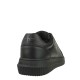 2000441104 Ανδρικό αθλητικό sneakers ck δέρμα δετό μαύρο/μαύρο