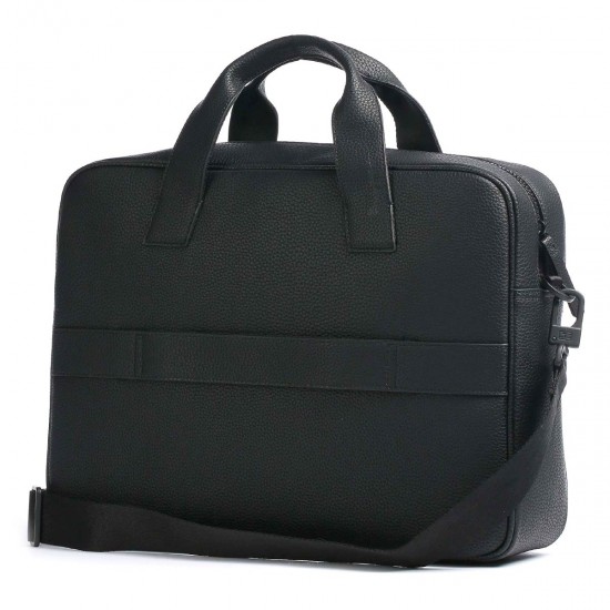 2000442801 Ανδρική τσάντα computer bag laptop τετράγωνη μαύρη