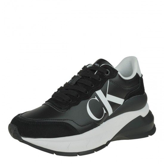 2000446301 Γυναικείο αθλητικό sneakers δετό ck μαύρο/λευκό