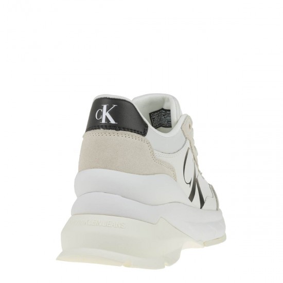 2000446302 Γυναικείο αθλητικό sneakers δετό ck λευκό/μαύρο