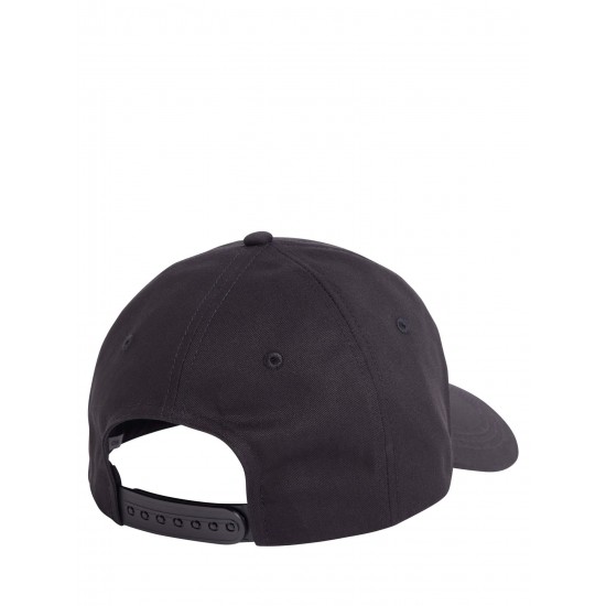 2000448201 Unisex καπέλο Jockey πάνινο μαύρο