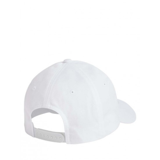 2000448202 Unisex καπέλο Jockey πάνινο λευκό