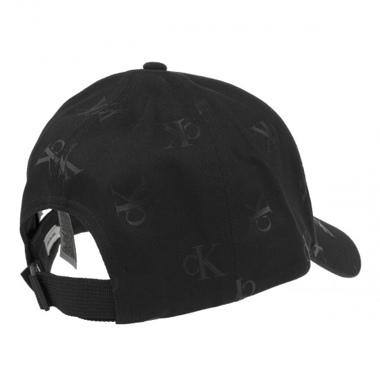 2000448301 Unisex καπέλο jockey πάνινο ck μαύρο