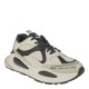 2000451001 Γυναικείο αθλητικό sneakers δετό μπέζ/μπλέ