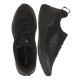 2000452001 Γυναικείο αθλητικό sneakers υφασμα δετό μαύρο