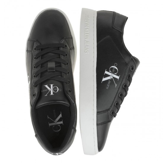 2000455201 Ανδρικό αθλητικό sneakers ck δετό μαύρο/λευκό