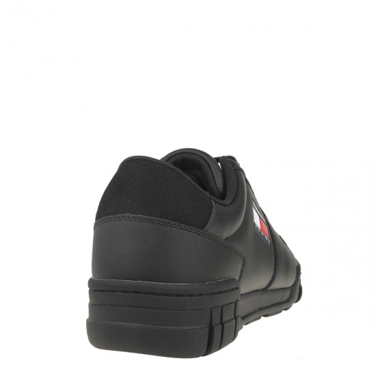 2000456201 Ανδρικό αθλητικό sneakers δετό μαύρο
