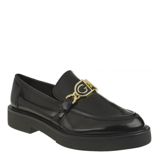 2000456701 Γυναικείο Loafers χωστό χαμηλό φλωρεντίκ μαύρο