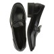 2000457501 Γυναικείο Loafers χωστό χαμηλό λουστρίνι μαύρο