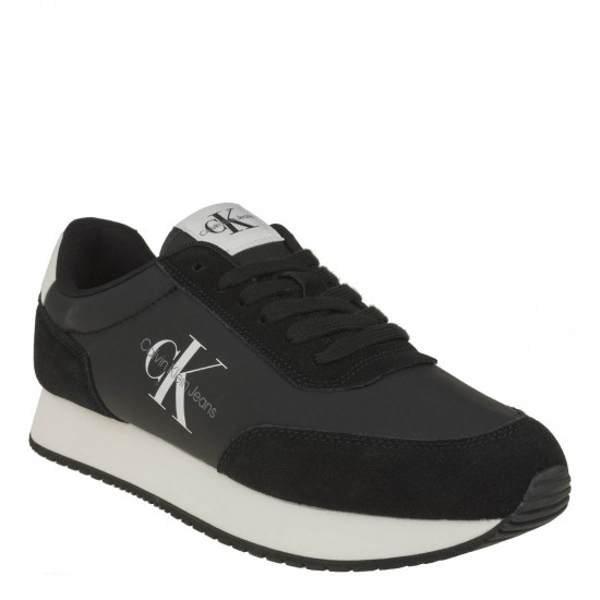 2000459701 Ανδρικό αθλητικό sneakers ck δετό μαύρο/λευκό